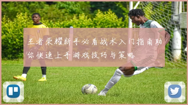 王者荣耀新手必看战术入门指南助你快速上手游戏技巧与策略